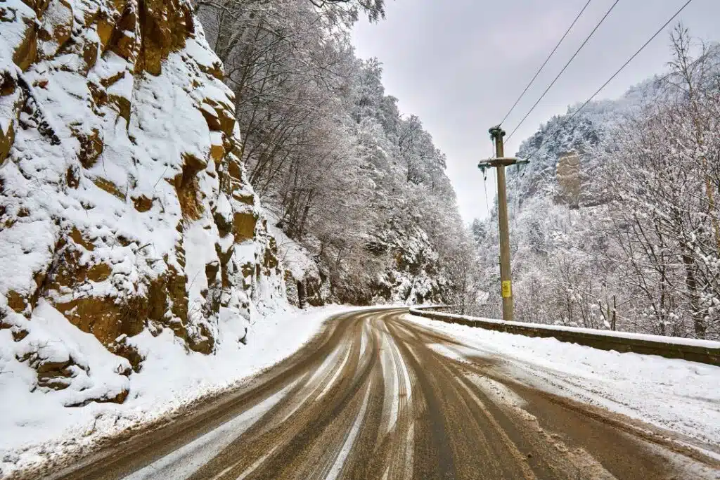 colorado icy road